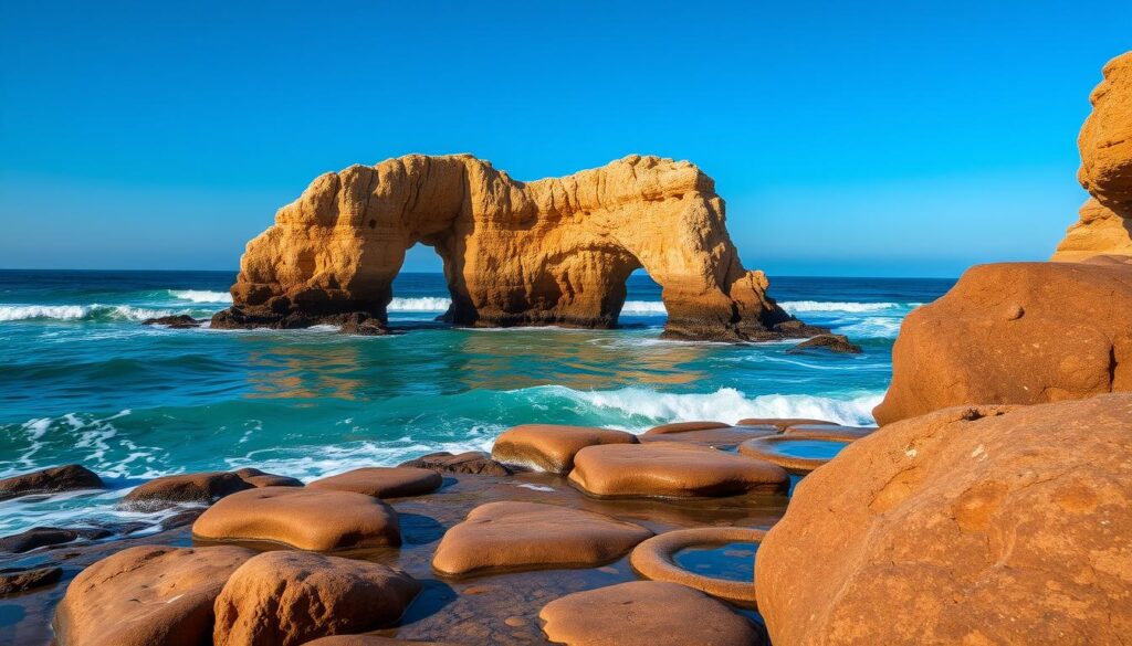 Legzira natural arch Morocco coast Legzira natural arch Morocco coast