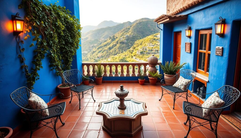 boutique hotel terrace in Rif mountains boutique hotel terrace in Rif mountains